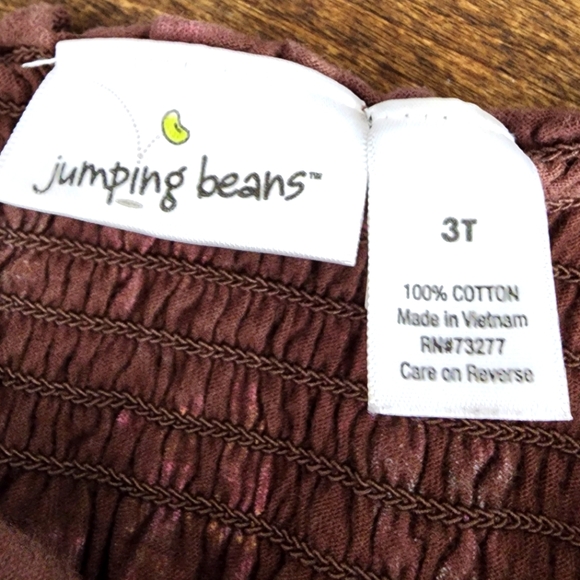 Children's Flip Flop Print Top and Plaid Pants Set size: 3T - Picture 6 of 9